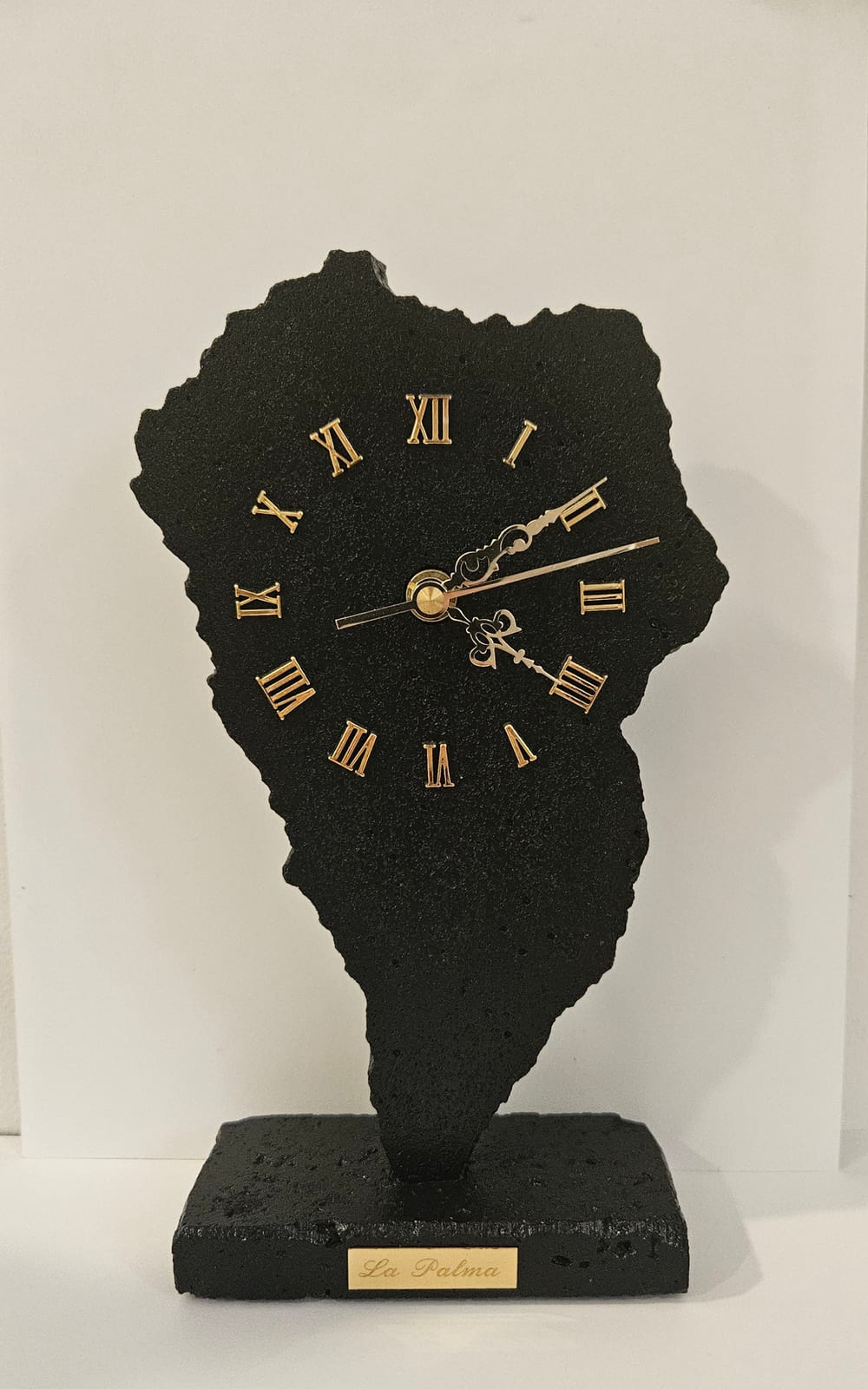 Reloj artesanal La Palma piedra volcánica